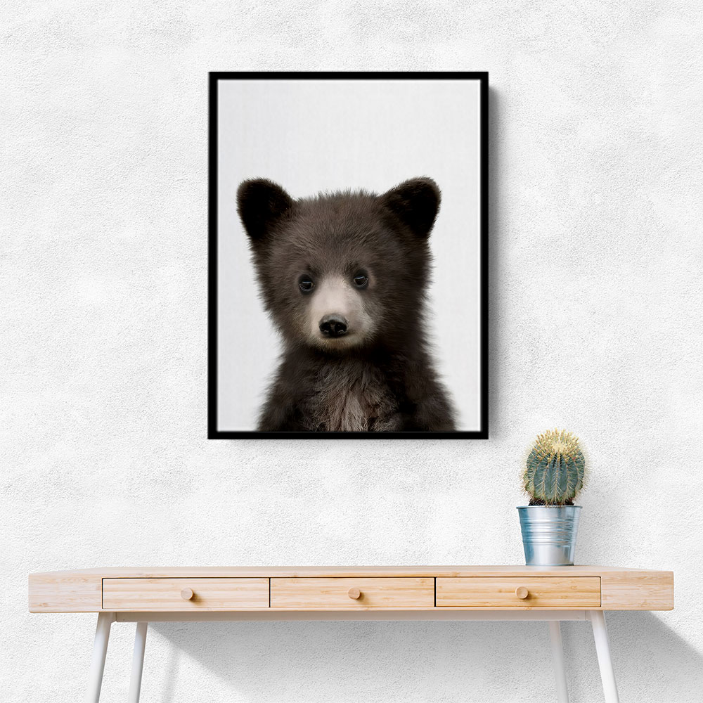 Baby bear best sale wall art